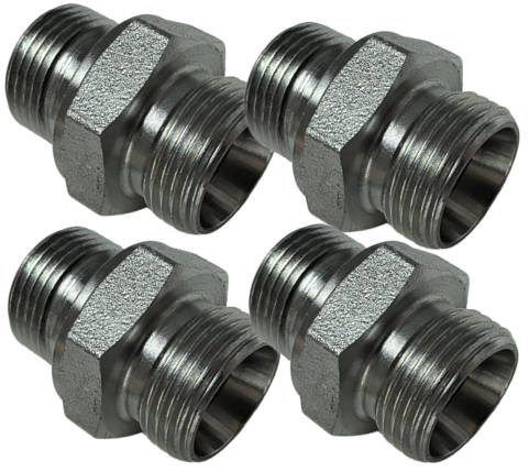 M18 1.5 to 3/8 NPT connector Set of 4