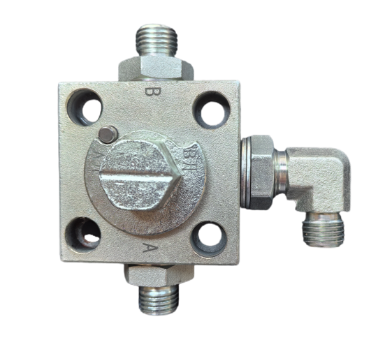 Hydraulic auxiliary connection block (3 way)