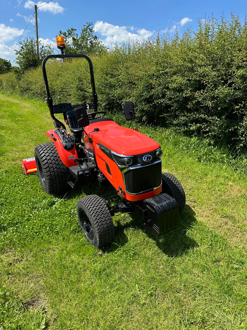 Captain 263 4WD and Flail Mower Combo