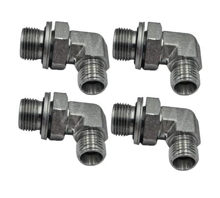 Elbow connection 3/8” M14 Set of 4